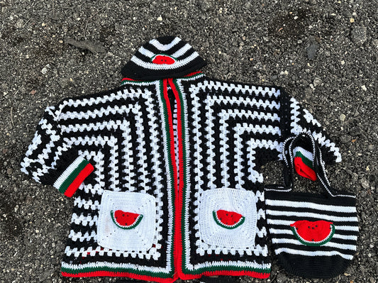 Watermelon Crochet Set (3 Piece Set)