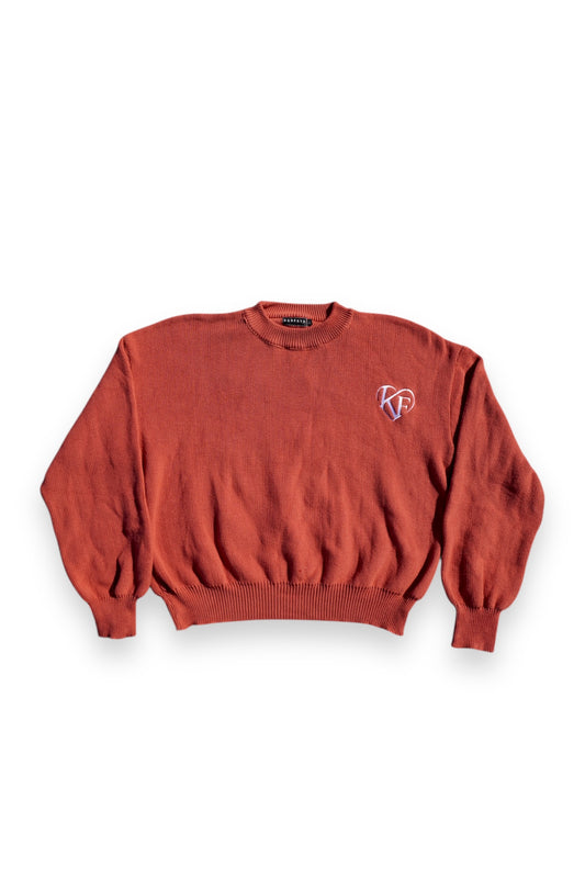 “Beauty Starts From Within” Lava Knit Sweater