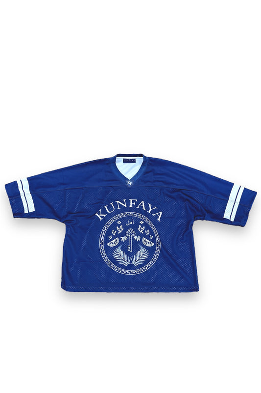 “Hope” Royal Blue Mesh Jersey