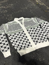 Knitted Keffiyeh Sweater