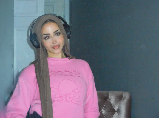 Pink Faith is the Light Knit Sweater
