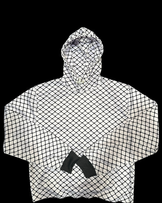 Keffiyeh Fishnet Hoodie