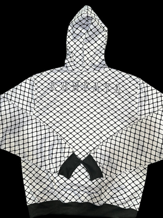 Keffiyeh Fishnet Hoodie