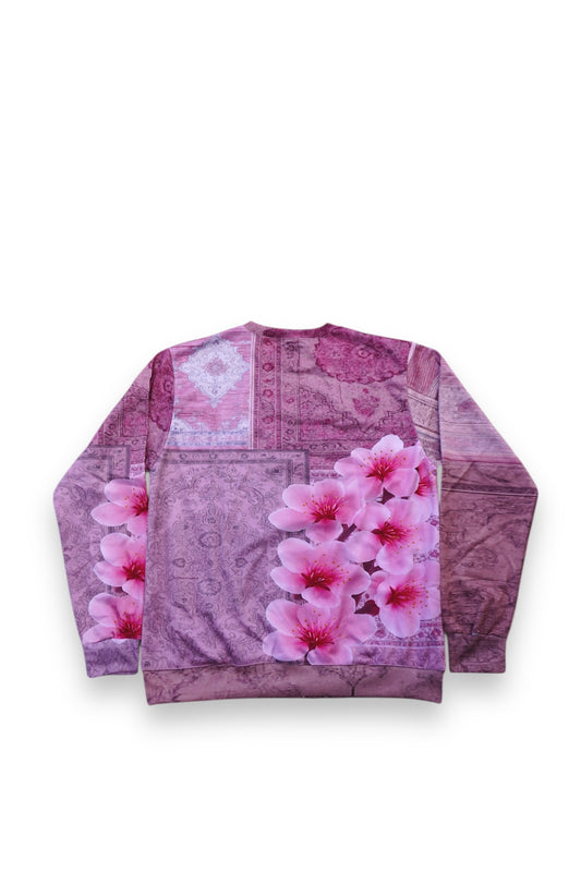 “Peace Comes from Prayer” Floral Sweater